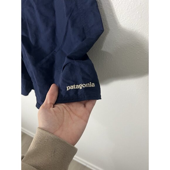 Patagonia Men’s Wavefarer Board Shorts Size 34 Navy Blue/Tan Camo Waist - Picture 4 of 13